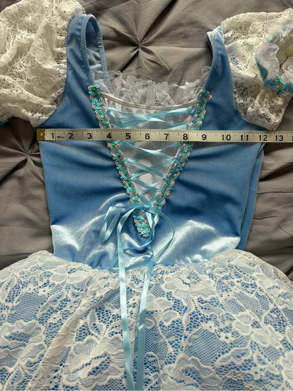 Revolution Blue Lace-Up Ballet Dress